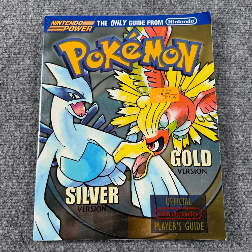 Nintendo Pokemon Strategy Guide Gold Silver Version Player's Guide Vintage Book